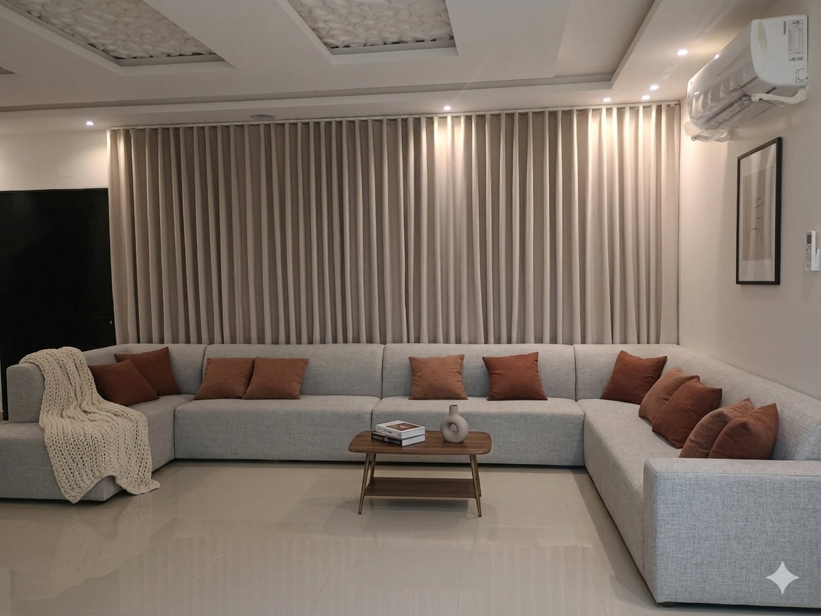 كنب وستائر تفصيل كنب